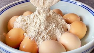 [Xiaoying Food] Flour is poured directly into eggs. It's amazing. Many people don't know it. After