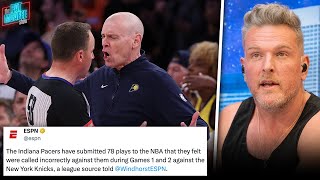 Pacers Submit Over 70 Review Plays Calls To NBA Office | Pat McAfee Show