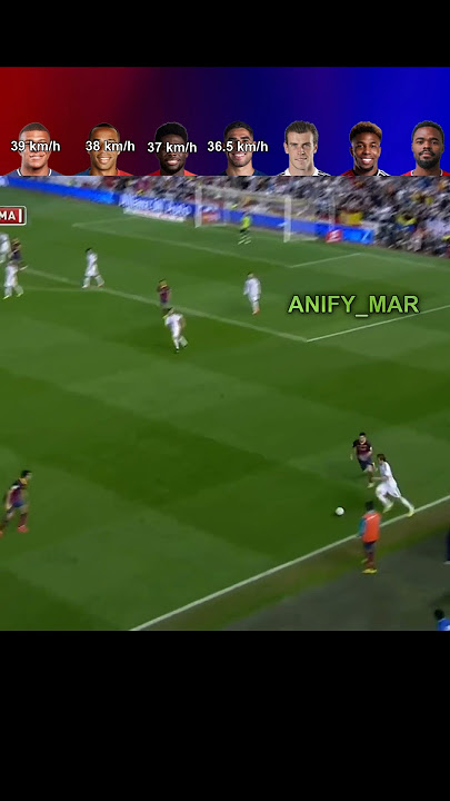 Fastest Recorded Sprints In Football 💀 ⚡  #football #shorts #speed #mbappe #henry #hakimi #viral
