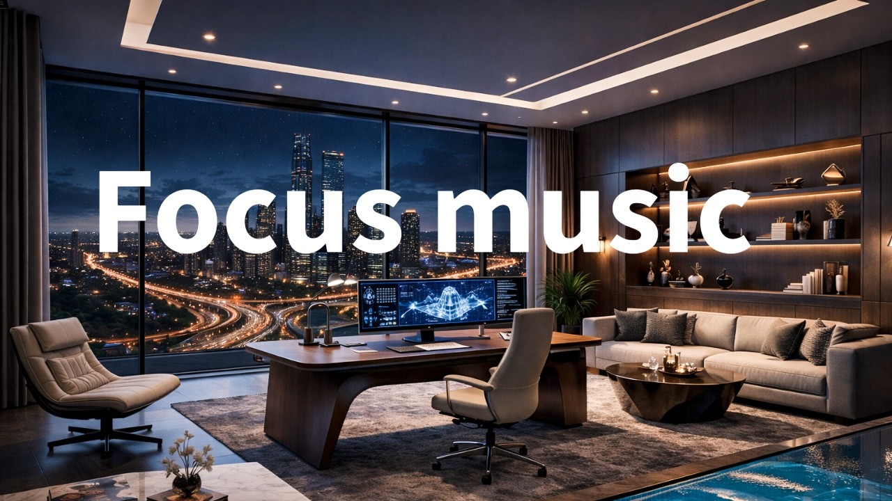 The Billionaire's Workday – Luxury Office Ambience & Deep Work Music