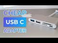 Cheap USB C adapter / hub for MacBook Pro from AliExpress - GOOJODOQ 5 in 1 USB C HUB