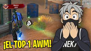 ASI JUEGA EL TOP 1 AWM 🇲🇽 EN UNA PARTIDA COMPLETA 😱🔥 FREE...