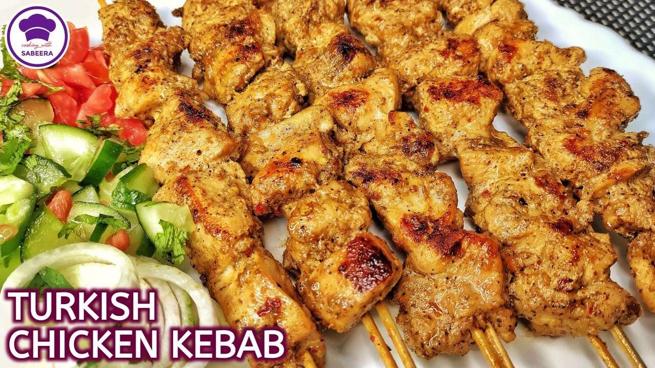 Turkish Chicken Kebab Kebab Recipe Without Oven / Grill How to Make Turkish Chicken Kebab