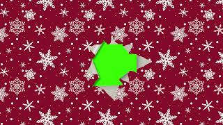 Green Screen Christmas Wrapping Paper