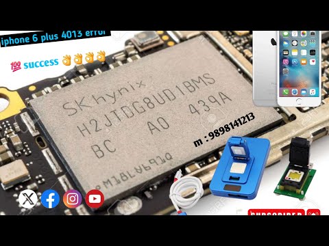 iPhone6 plus 4013 Error!Nand Remove and Fix easy solution. Iphone 6 4013 solution.6plus recovery fix