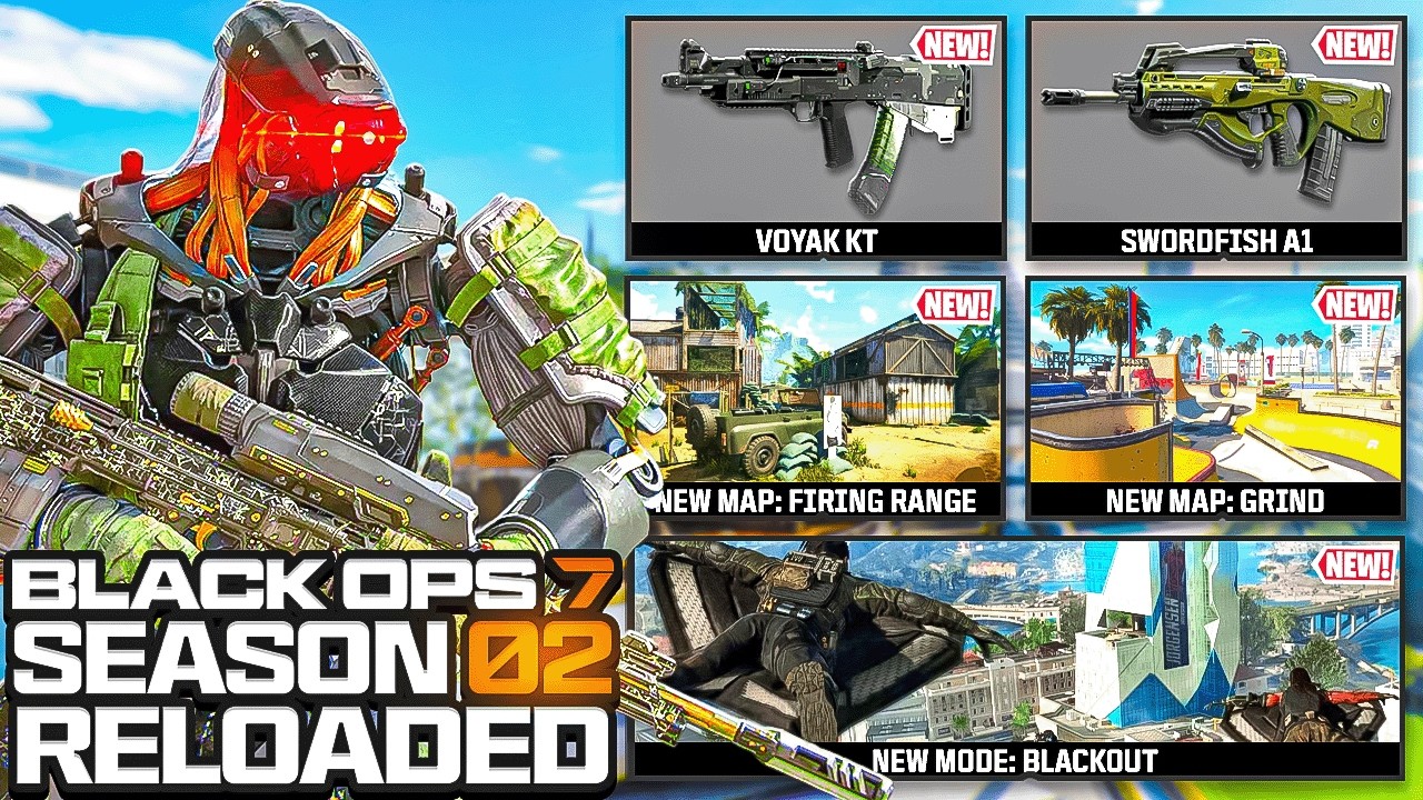 BLACK OPS 7: NEW SEASON 2 RELOADED x BLACKOUT UPDATE! 🔥 (BO7 NEW Weapons, Maps & More) BO7 Season 2