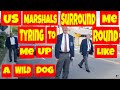 🔴🟡US Marshals surround me, trying to round me up like a wild dog🟡🔴 1st and 2nd amendment audit