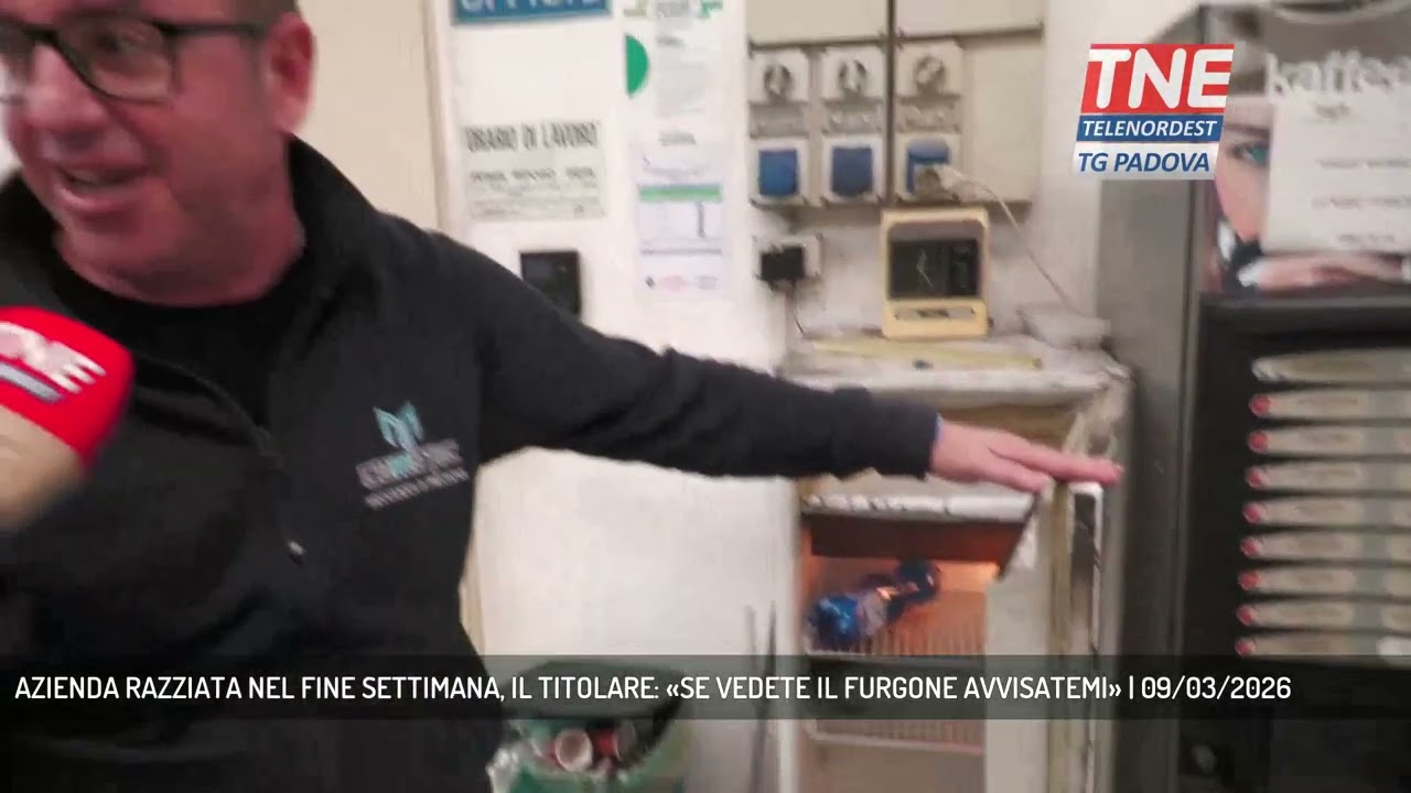 AZIENDA RAZZIATA NEL FINE SETTIMANA, IL TITOLARE: «SE VEDETE IL FURGONE AVVISATEMI» | 09/03/2026