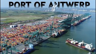 Port of Antwerp | Deurganckdok | Drone | 4K