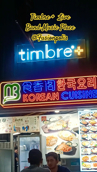 Timbre Live Band Music Place @Fusionpolis #food #singaporefoodies #worldwide