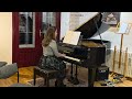 Arijana, piano - Bayer: Melody in G