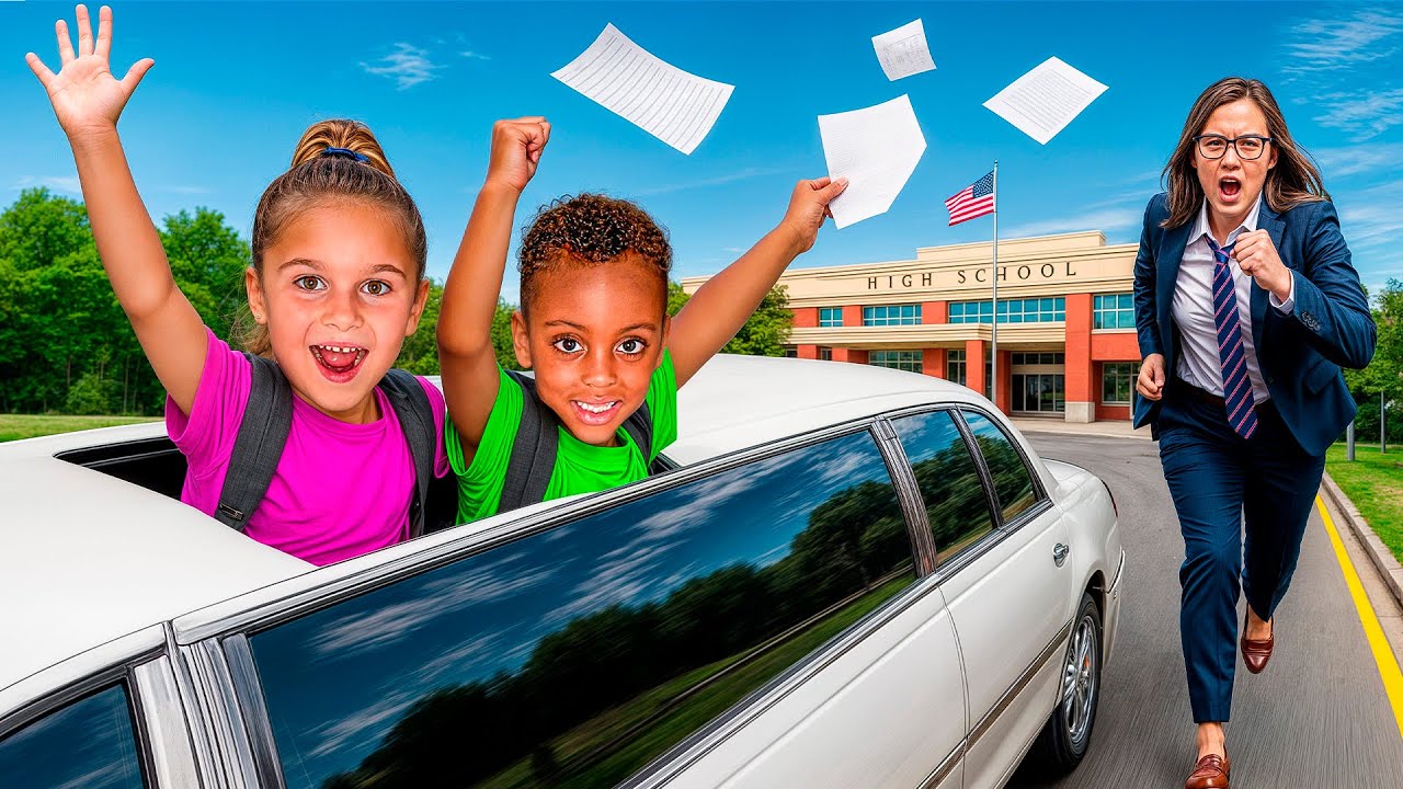 Лэни и МДЖ ПРОГУЛИЛИ ШКОЛУ..