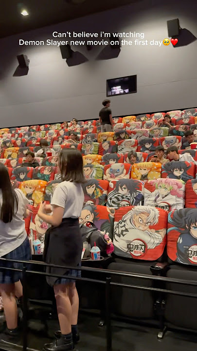 Demon Slayer movie seats on the first day is just unbelievable😍#demonslayer #kimetsunoyaiba #wow