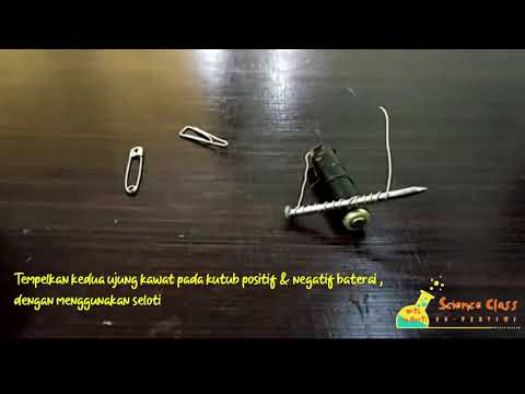 Cara Mudah Membuat Elektromagnetik | IPA | Kelas 6 SD