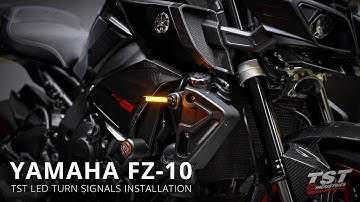 How to install TST LED Turn Signals on a 2016+ Yamaha FZ-10 by TST Industries