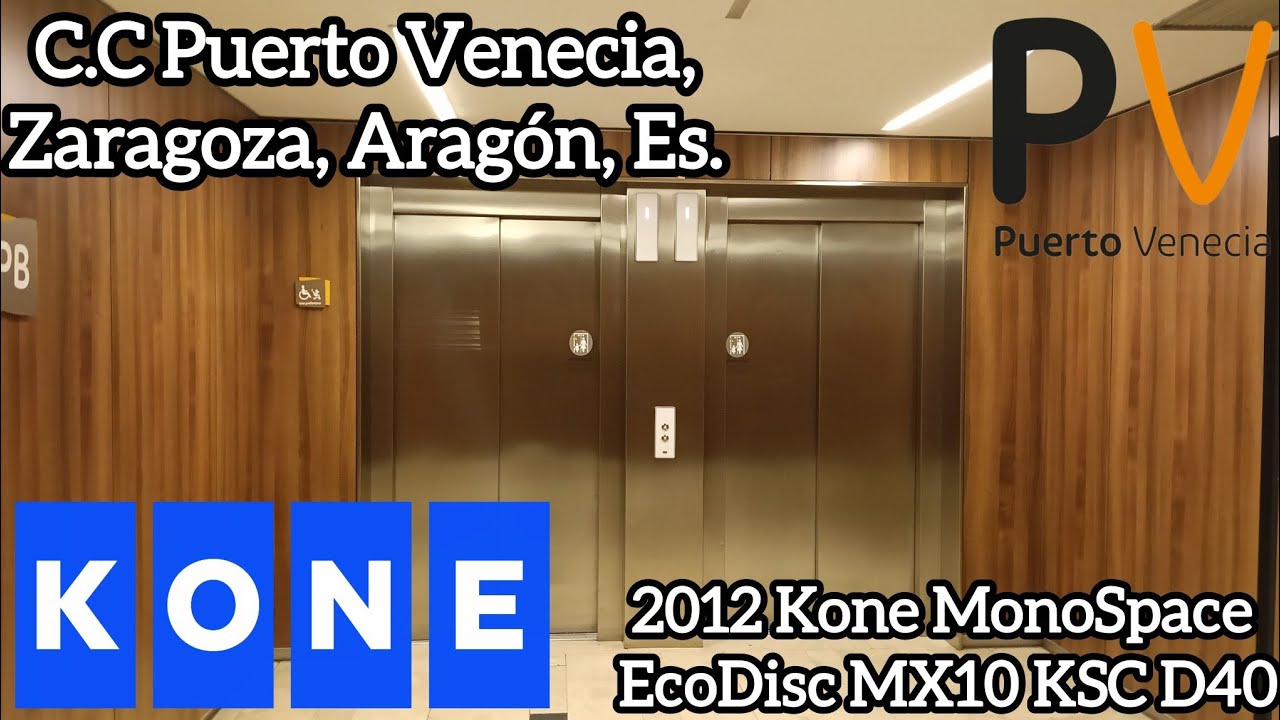 X2 2012 Kone MonoSpace EcodiscMX10  KSC D40, C.C Puerto Venecia, Zaragoza Aragón Es.