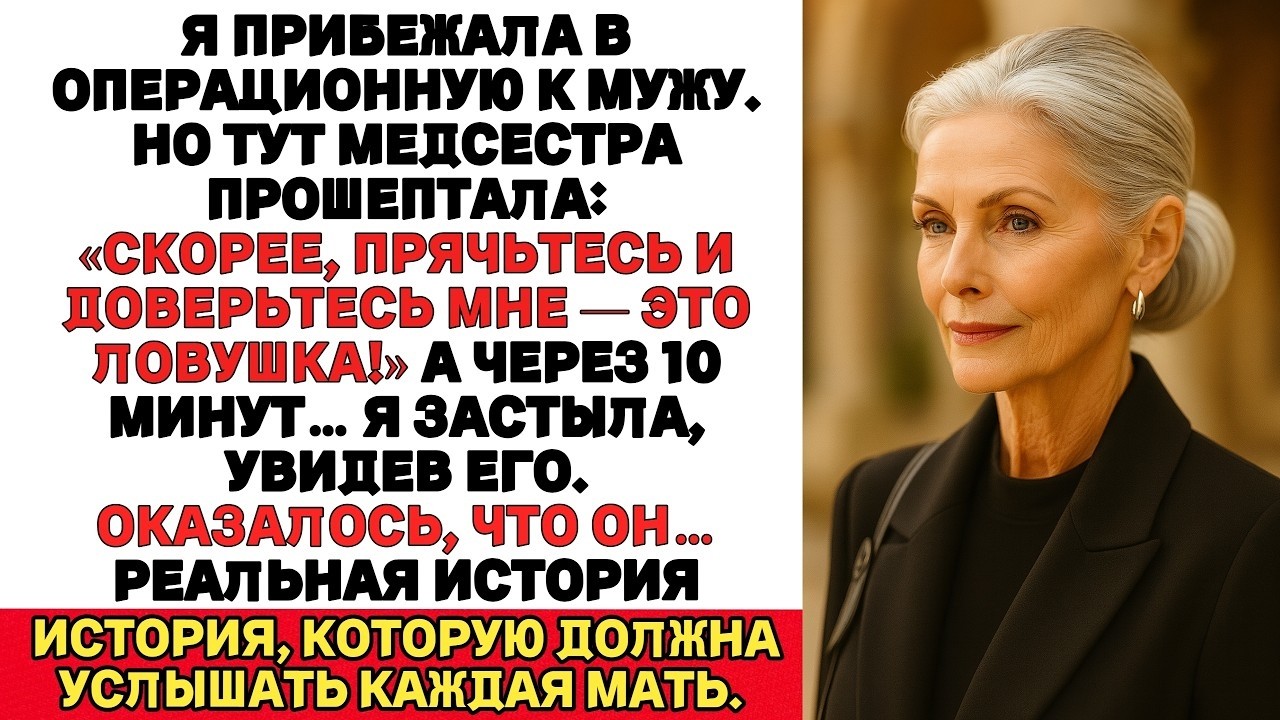 Я вбежала в операционную.Медсестра прошептала Прячьтесь это ловушка! Когда я увидела мужа я застыла