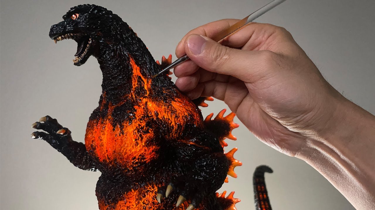 내돈내산 피규어🔥[가치를 10배 올리는 방법] 버닝 고질라