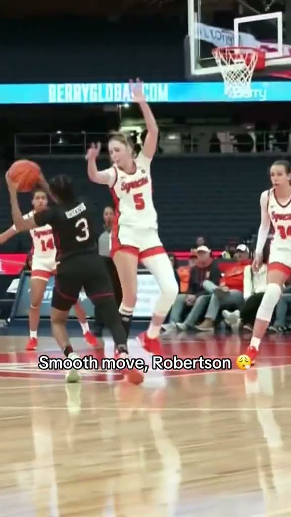 Smooth move, Robertson ?‍? Nya Robertson gets the tough ?