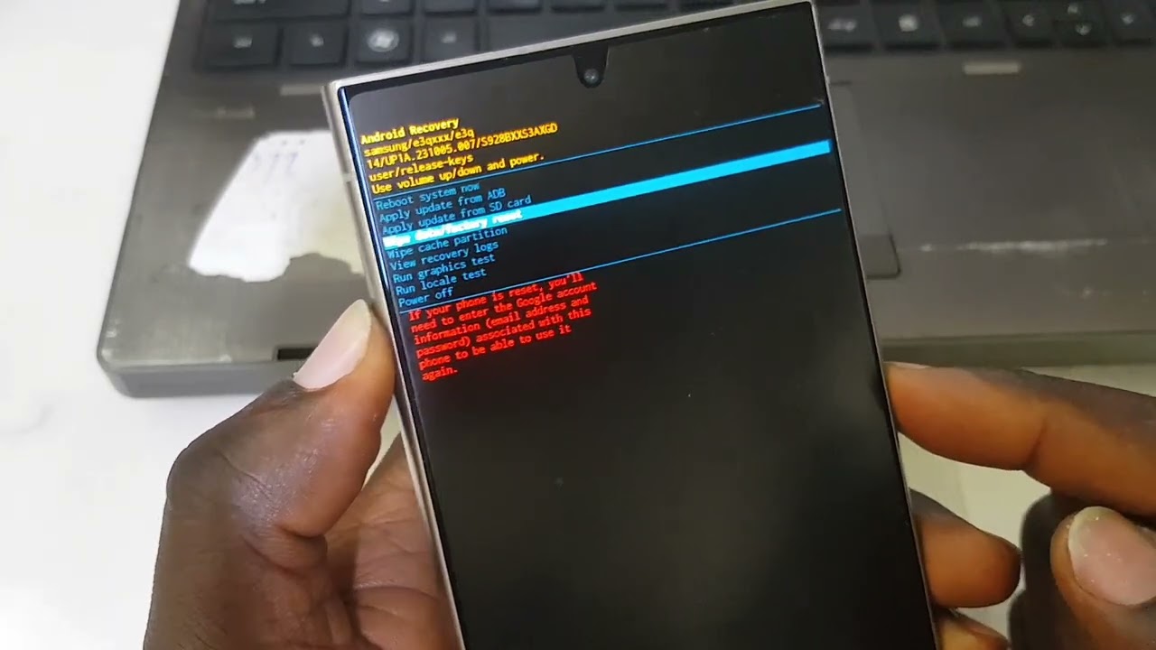 How To Hard Reset Samsung Galaxy S24ULTRA - YouTube