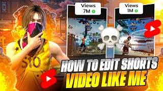 How To Edit Free Fire Gameplay Short Video in Capcut || Viral Shorts High Quality Editing Tutorial