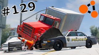 BeamNG.drive (#129) - ZDERZENIA PODCZAS POŚCIGÓW POLICYJNYCH cz.3