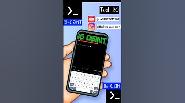 🔎 IG-OSINT in Termux 📱 Instagram Info Gathering | Tool-20 |  #cybersecurity #HackersWaySM