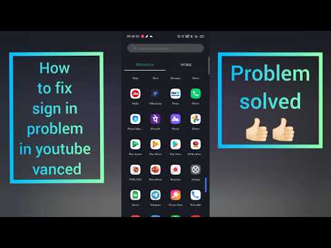 How to Fix🤩 Youtube vanced Sign in problem 😱#youtubevanced #Sign-in
