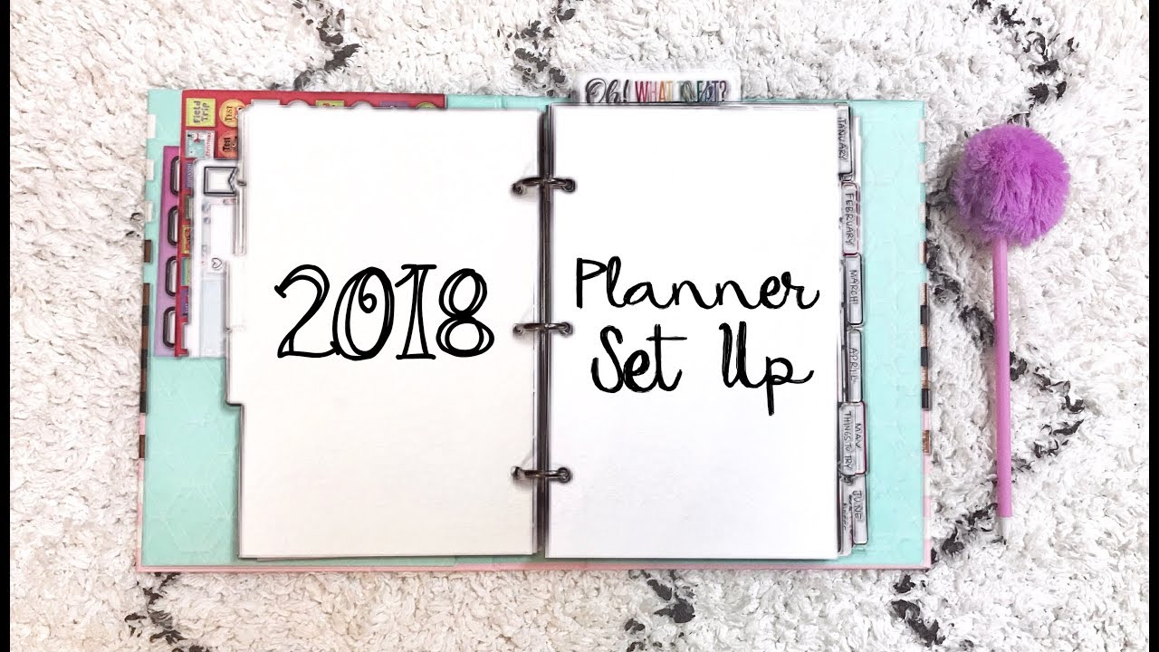 2018 PLANNER SETUP/DIY PLANNER FROM TARGET DOLLAR SPOT YouTube