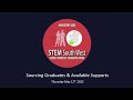 STEM SW Webinar May 12th 2022 - Sourcing Graduates &amp; Available Supports
