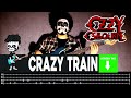 【OZZY OSBOURNE】[ Crazy Train ] cover by Cesar | LESSON | BASS TAB
