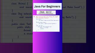 Java For Beginners #java#exams #javaforbeginners #computerscience #javatutorials