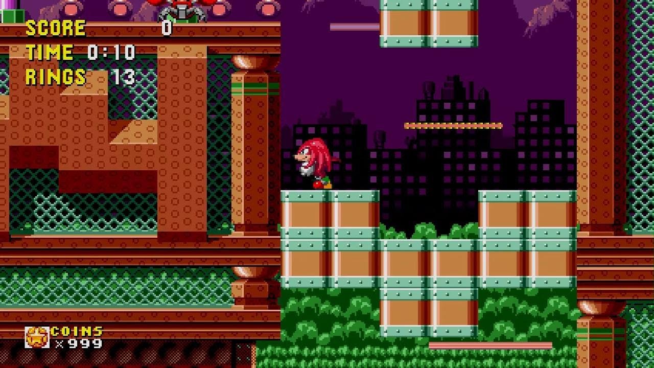 Sonic Origins Knuckles Spring Yard 3 Speedrun (1:05.10) IGT - YouTube