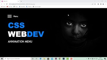CSS - WEBDEV - MENU - ANIMATION