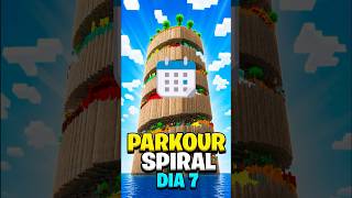 Juego 1 MINUTO AL DÍA hasta completar el PARKOUR MÁS FAMOSO - DIA 7 #minecraft #shorts #parkour