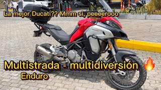 Ducati multistrada 1200 enduro revisión a fondo y prueba de manejo a fuego