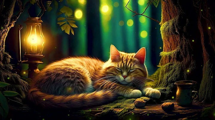 Video 8153041: sound forest cat, forest cat enjoying, cat purring sound, sleep purring