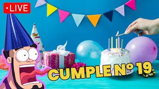 Es mi cumple, veni a saludarme y llevate un pedazo de torta
