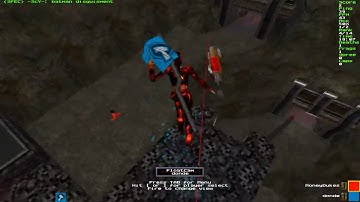 Sydney the Pit Boss gets the Quake 2 CTF RailwarZ Rolling