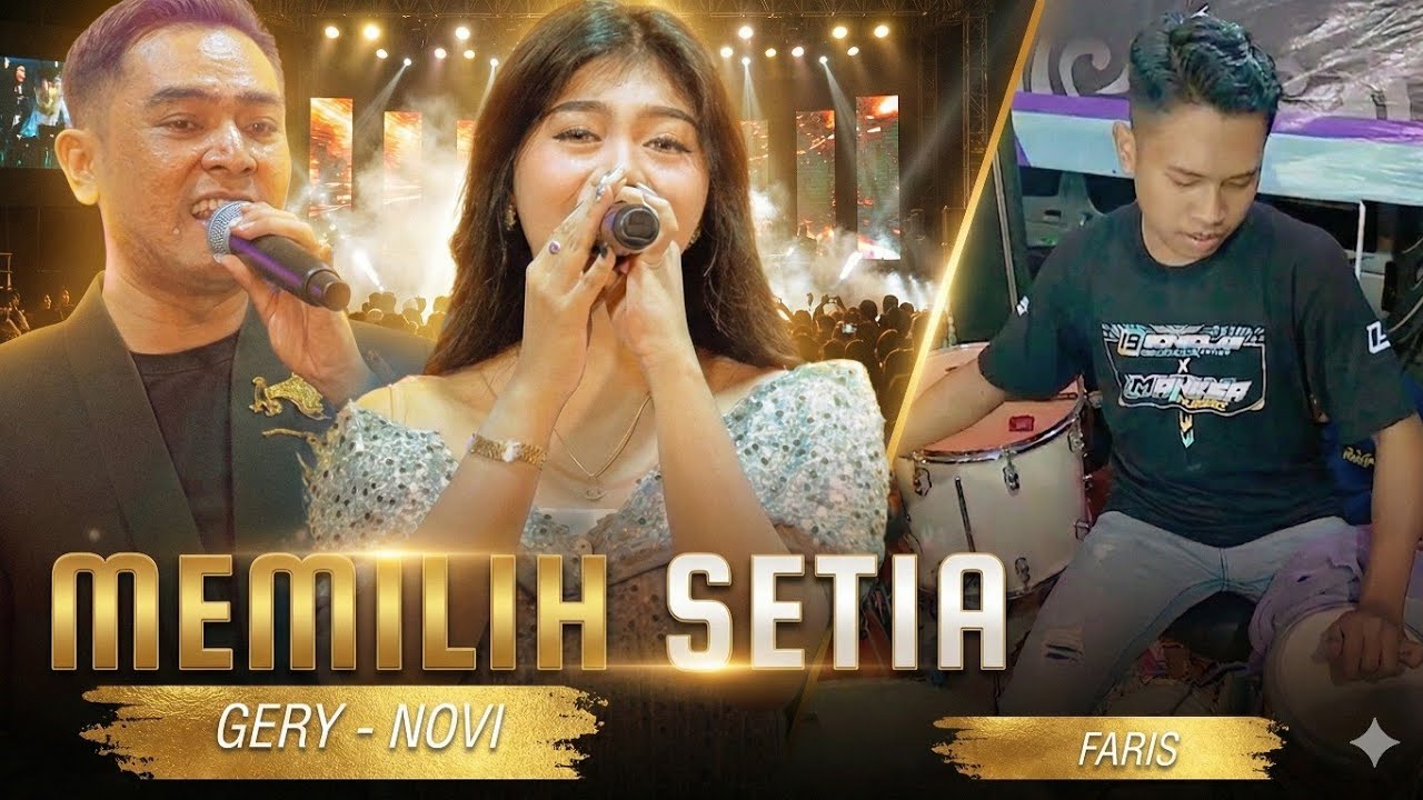 DUET LANGKA MEMILIH SETIA - Gerry Mahesa ft Novi Novita -  ( FARIS KENDANG ) - New CEMARA Music