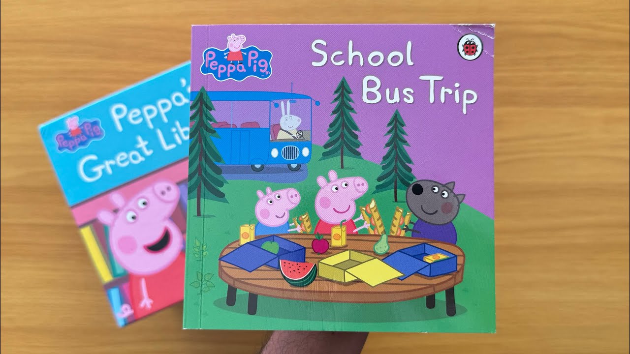 13. School Bus Trip: Read Aloud Peppa Pig’s Great Library Collection for Children and Toddlers