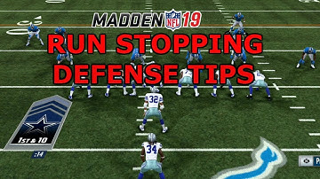 MADDEN 19 TIPS-PRO TIPS TO SHUTDOWN RUN PLAYS-EASY MADDEN 19 DEFENSE TIPS