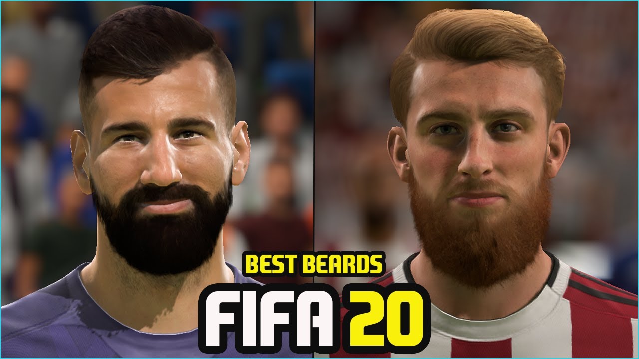 Fifa 20 Players With Best Beards Youtube