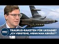 PUTINS KRIEG: Taurus-Raketen für die Ukraine? - "Ich verstehe, wenn man abwägt" I WELT Gespräch