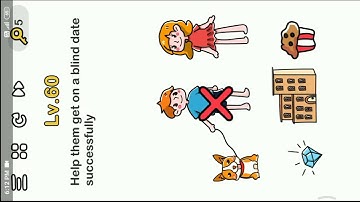 Brain Out Level 61 || Help Them Get On A Blind Date Successfully.