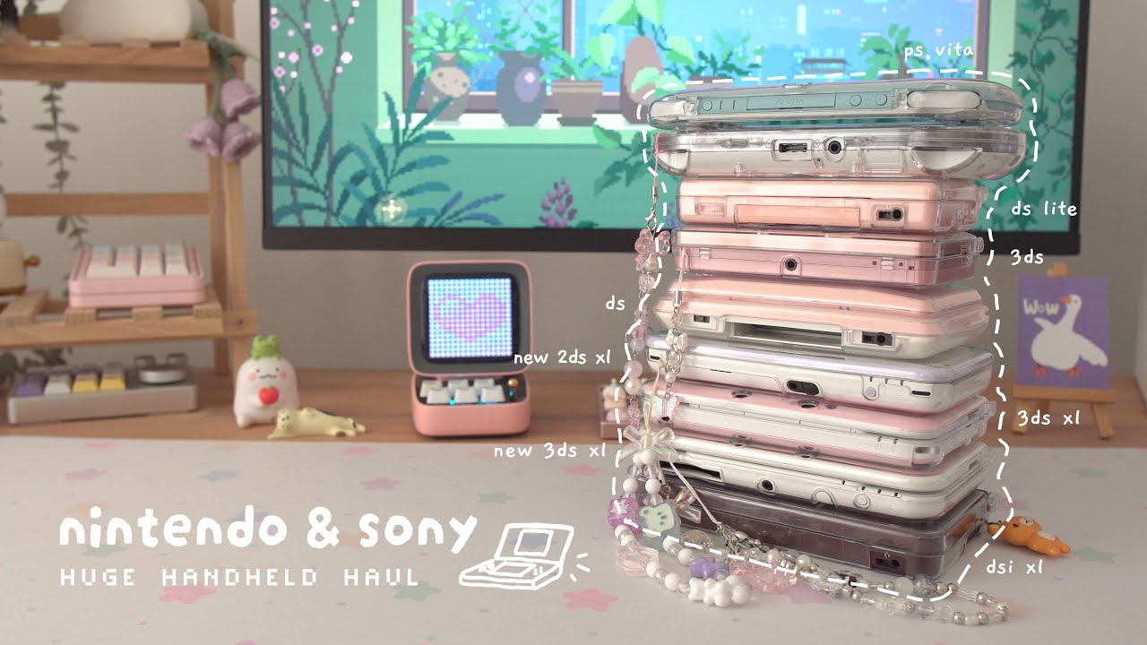 Huge Nintendo & Sony Haul - PS Vita, N3DS XL | unboxing, cleaning
