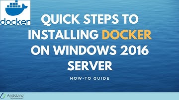 Installing Docker on Windows 2016