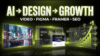 AI Creative & Digital Growth Showreel — Video, Vibe Coding, Figma, Framer & SEO