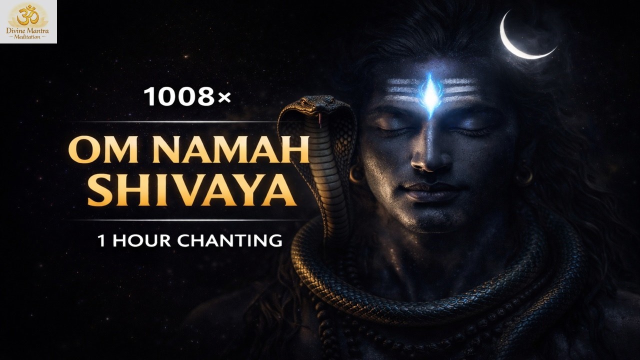 Om Namah Shivay 1008 Times | 1 Hour Powerful Shiva Mantra for Miracles & Blessings