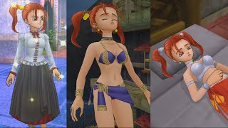 Dragon Quest 8: Jessica freed from Rhapthorne's curse - All Outfits